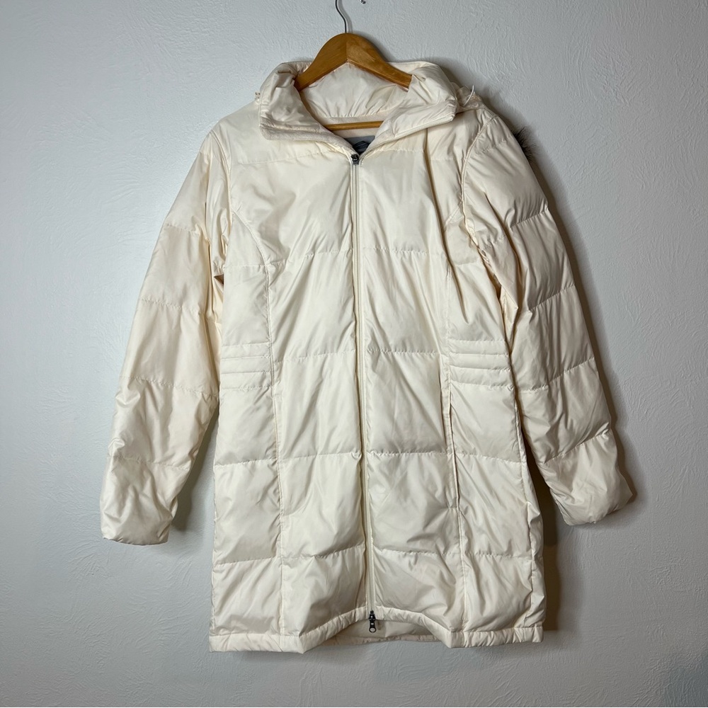 Mountain Hardwear Off-White Down Puffer Jacket size Large